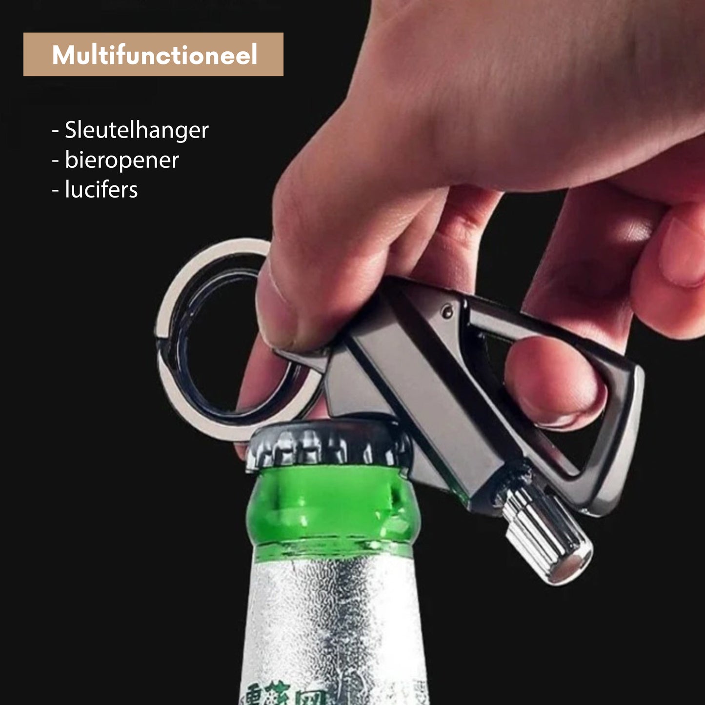 SparkMate | 3 in 1 Permanente lucifer sleutelhanger