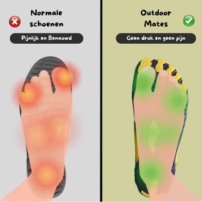 Outdoor-Mates | Anti-slip barefoot schoenen